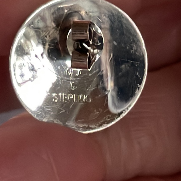 Obsidian Pendant & Earrings - Picture 7 of 7